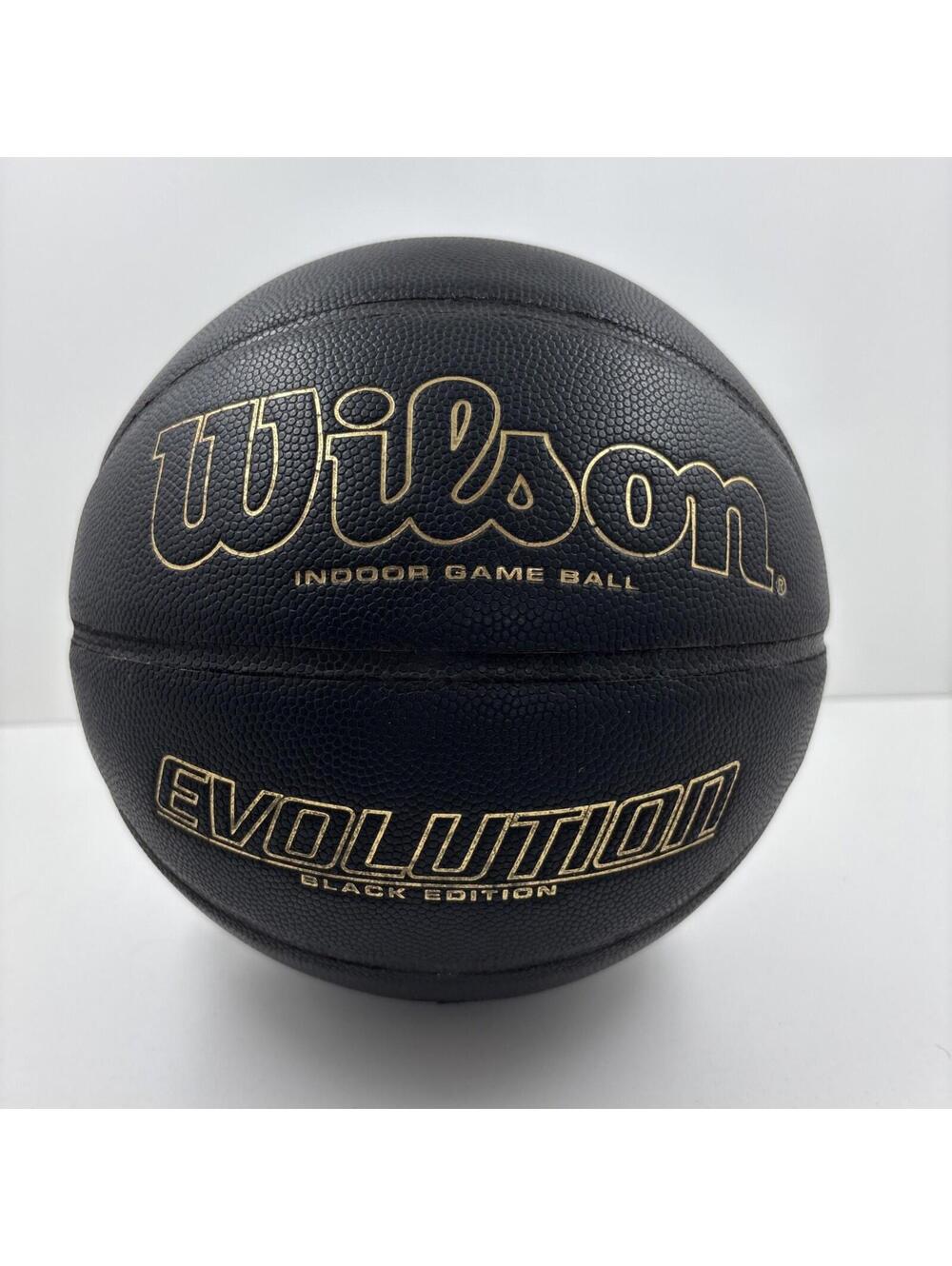 COLLECTIBLE Wilson Evolution BLACK GOLD EDITION Basketball 28.5”  Rare